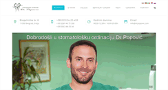Desktop Screenshot of drpopovic.com